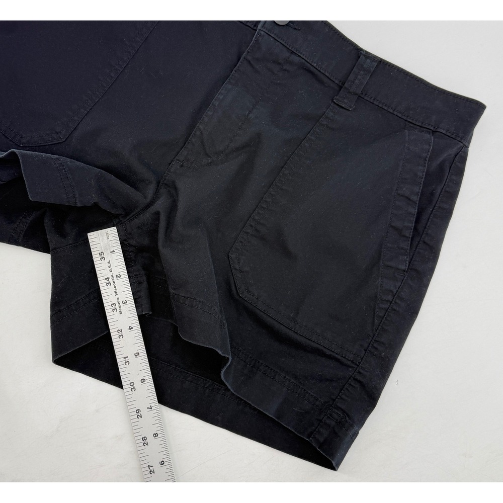 Old Navy Women's Black High Rise OG Chino Shorts Size L‎ Summer Casual - Picture 7 of 8